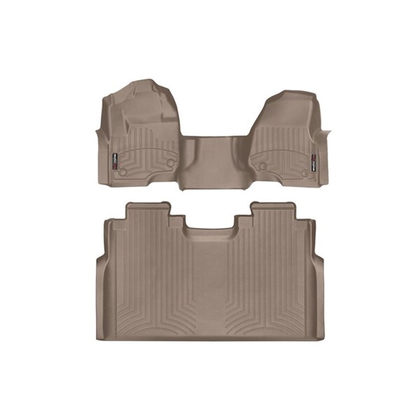 Front and Rear Floorliners - Over The Hump, 4510321-456974